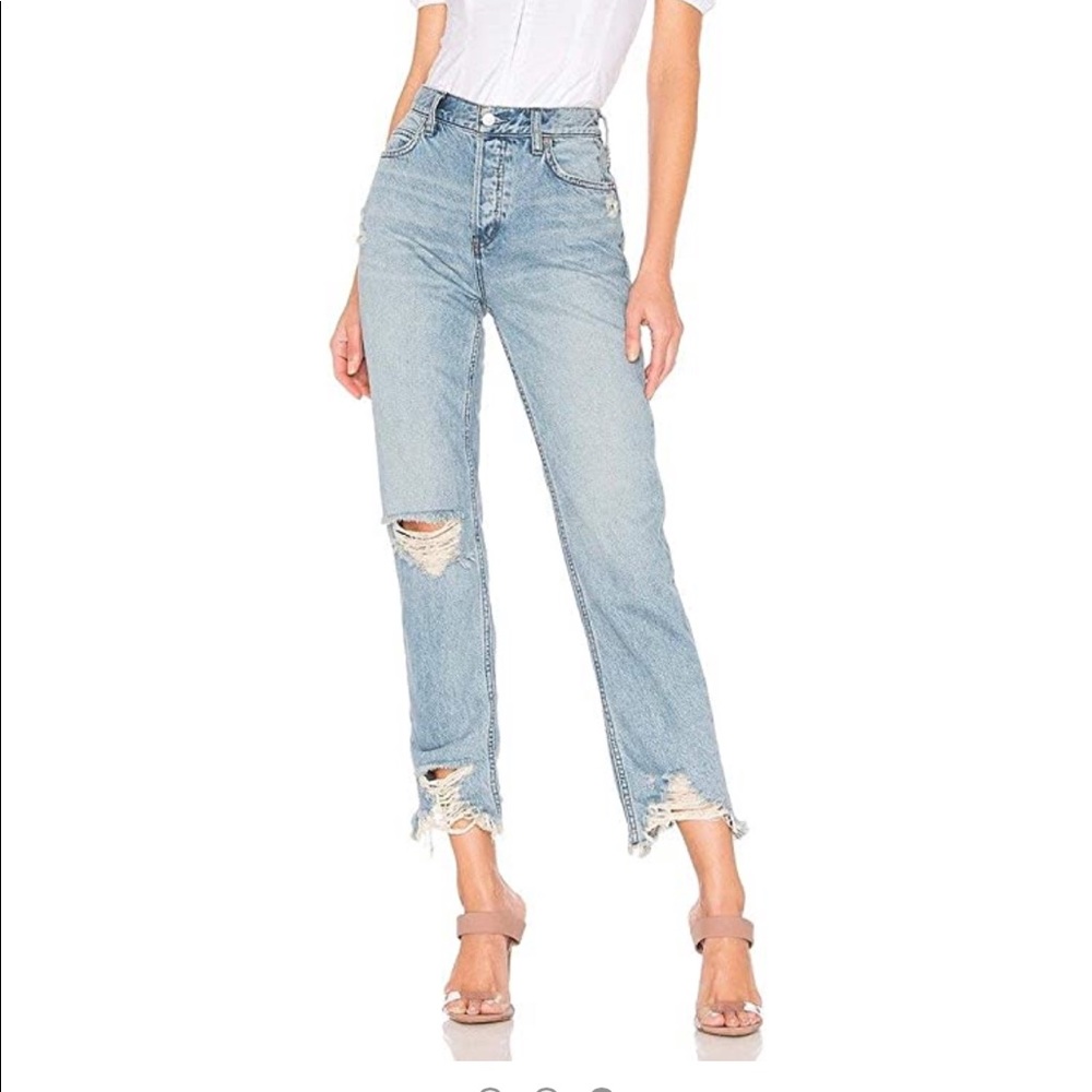 Free people boyfriend jeans